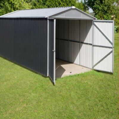 Garage métal anthracite 15.50m² YARDMASTER
