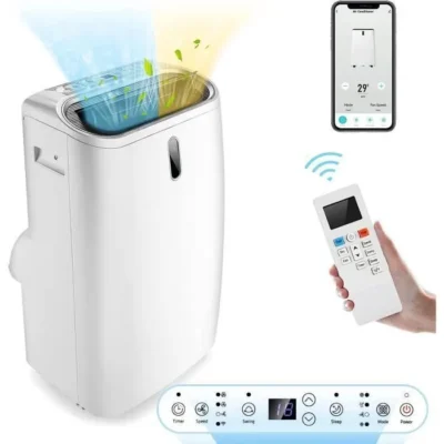 Climatiseur Mobile GOPLUS 14000BTU Fonction Chauffage