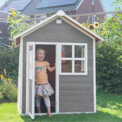 Maisonnette en bois grise Loft 100 Exit Toys