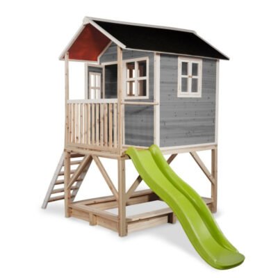 Maisonnette en bois Loft 500 Exit Toys grise