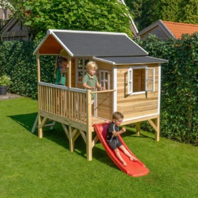 Maisonnette en bois massif naturel Loft 350 Exit Toys