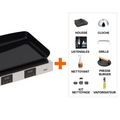 Pack plancha électrique Eno Initial 65 + 8 accessoires
