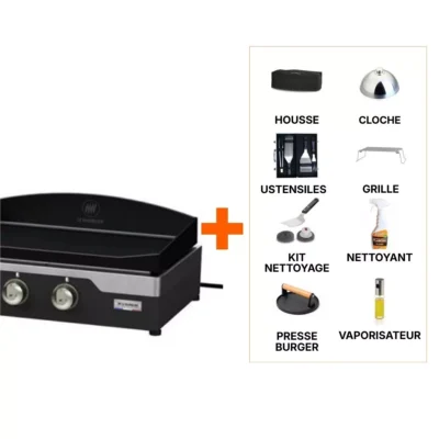 Pack plancha électrique Le Marquier Allure 260 duo +8 access