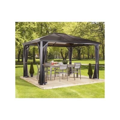 Pergola Sojag 3 x 3 m Verona en alu anthracite