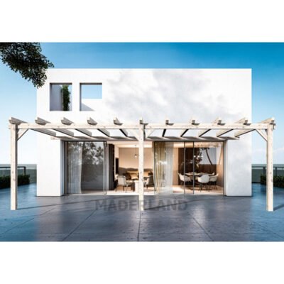 Pergola AVIGNON en bois 500 x 500cm Maderland