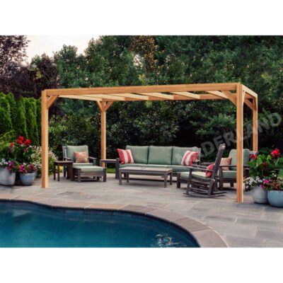 Pergola en bois lamellé collé 500 x 300 cm LILLE Maderland