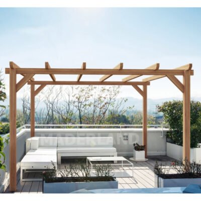 Pergola en bois 600 x 300cm Maderland VILLEURBANNE