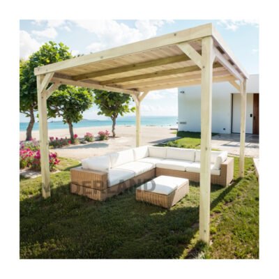 Pergola en bois 400 x 400 cm DIJON Maderland