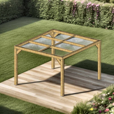 Pergola THERMAUVENT HABRITA 10.67m² sans couverture