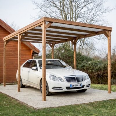 Pergola en bois THONON 15.10m² massif HABRITA