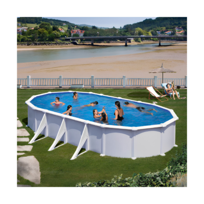 Piscine Gre acier ovale Atlantis 730 x 375 x H 132 cm