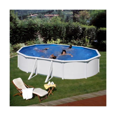 Piscine Gre acier ovale Fidji 610 x 375 x H 120 cm