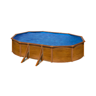 Piscine Gre acier ovale Pacific 610 x 375 x H 120 cm