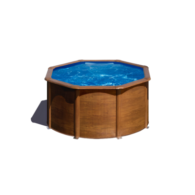Piscine Gre acier ronde Pacific 260 x H 122 cm