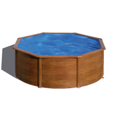 Piscine Gre acier ronde Pacific 370 x H 122 cm