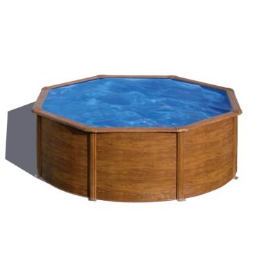 Piscine Gre acier ronde Sicilia 370 x H 122 cm