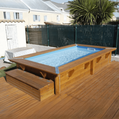 Piscine Ubbink bois Azura 200 x 350 x H 71 cm