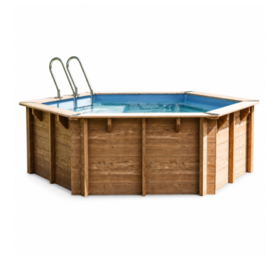 Piscine Gre bois Vanille 2 400 x H 119 cm