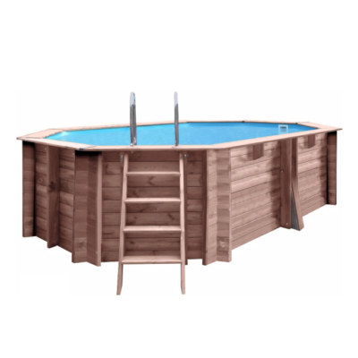 Piscine Gre bois Grenade 2 436 x 336 x H 117 cm