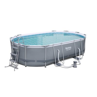 Piscine Bestway tubulaire ovale 488 x 305 x H 107 cm