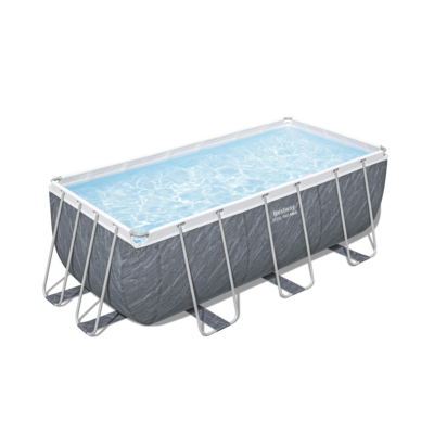Piscine Bestway tubulaire rectangulaire 412 x 201 x H 122 cm