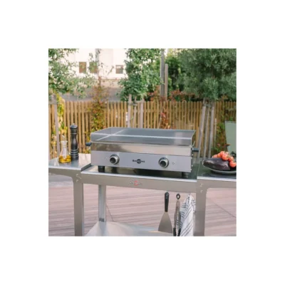 Plancha électrique Krampouz Design Double inox 65 x 40 cm