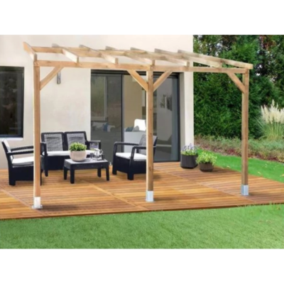 Toit de terrasse 300x920cm en bois massif Chalet et Jardin